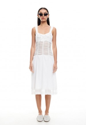 White Lioness Kendall Midi Dress | Ireland-CIWLU6310