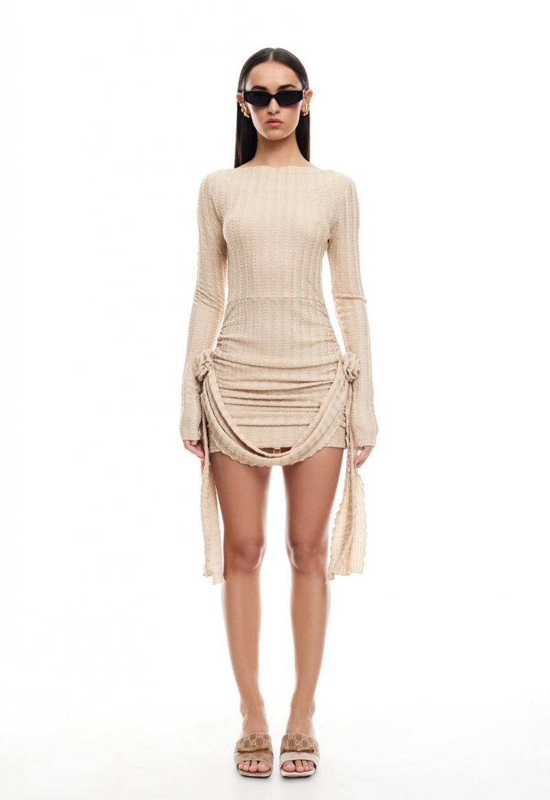 Beige Lioness Glory Mini Dress | Ireland-IMJXS6075