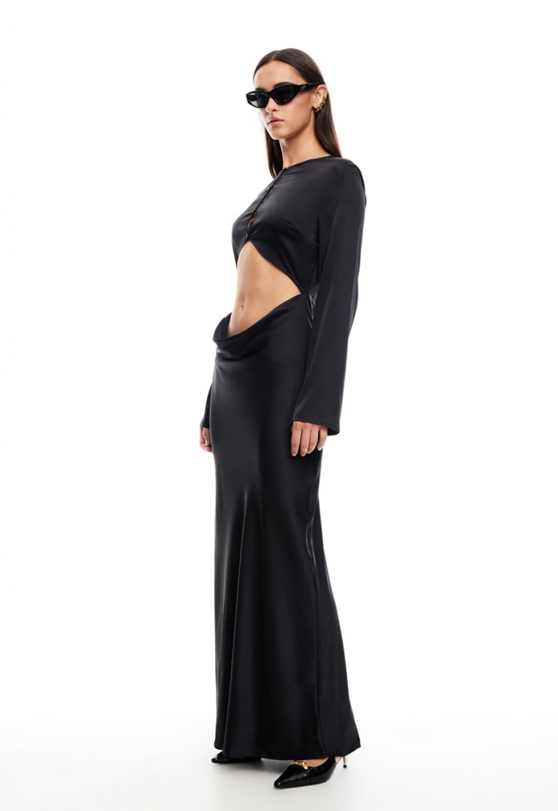 Black Lioness Amelie Maxi Dress | Ireland-FEBQU5671