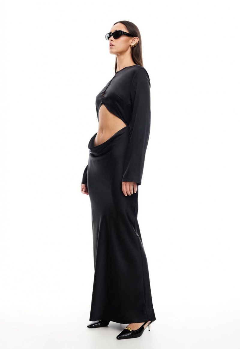 Black Lioness Amelie Maxi Dress | Ireland-FEBQU5671