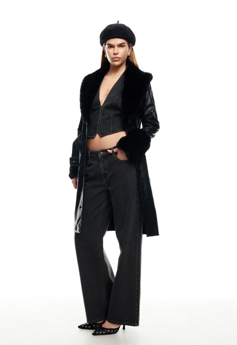 Black Lioness Brooklyn Long Coat | Ireland-SCQEY7251