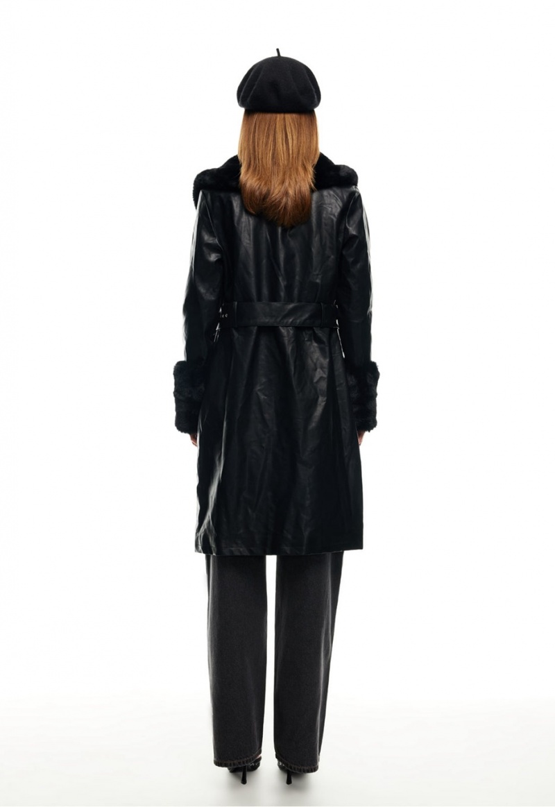 Black Lioness Brooklyn Long Coat | Ireland-SCQEY7251