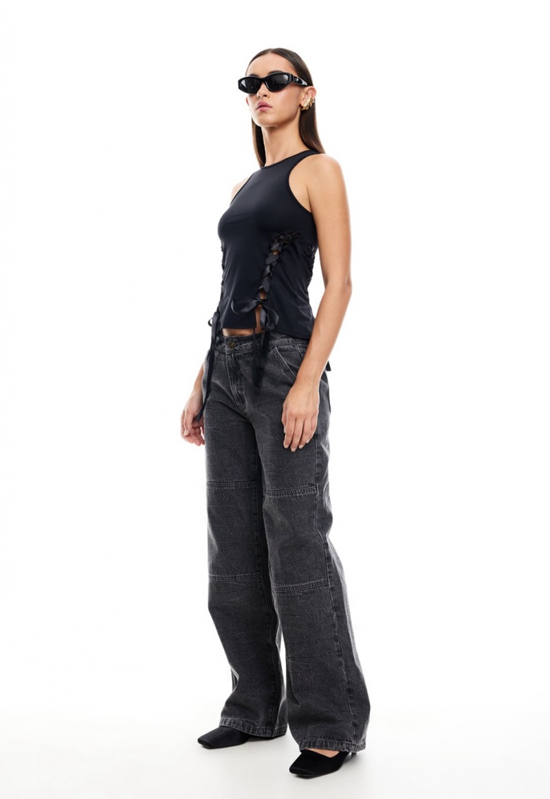 Black Lioness Freedom Jeans | Ireland-HDMEF2543