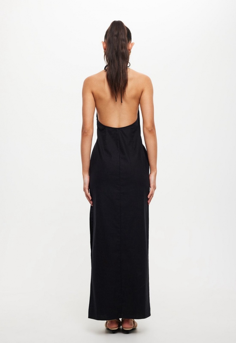 Black Lioness Idyllic Maxi Dress | Ireland-HLZDJ4618