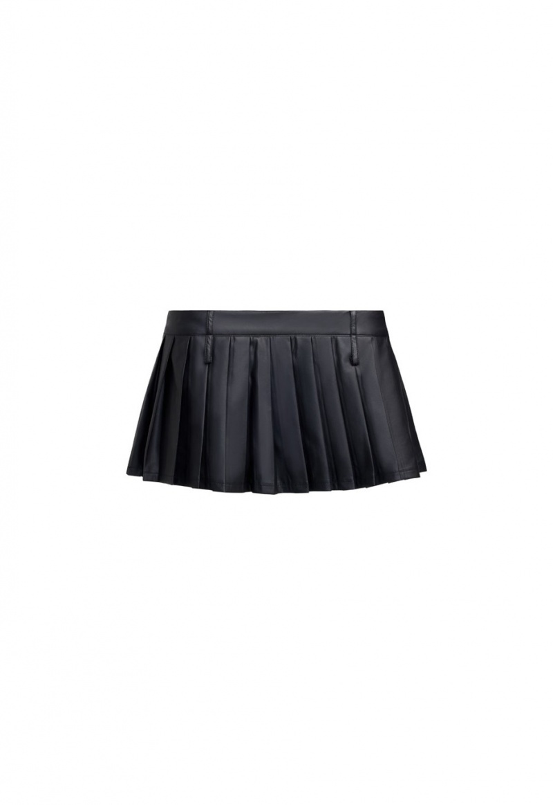 Black Lioness Rider Mini Skirt | Ireland-LJMWI0726