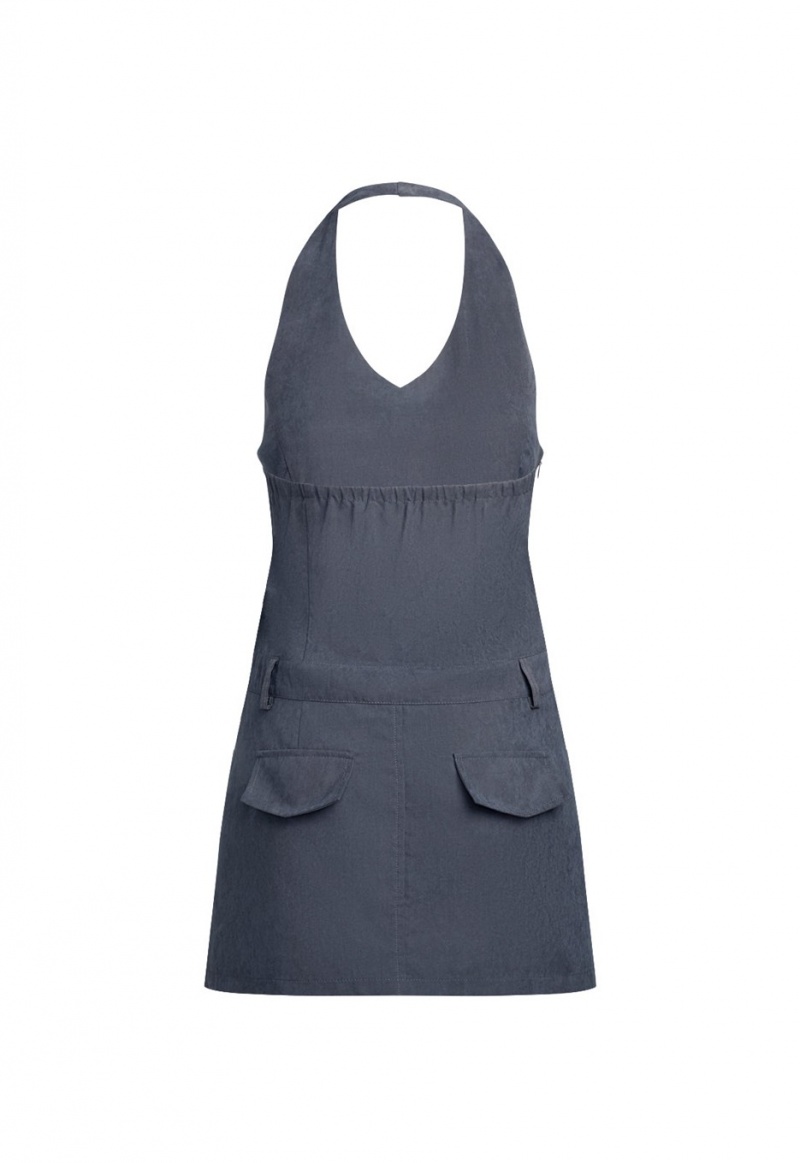 Blue Grey Lioness Reign Mini Dress | Ireland-HEOZQ0128