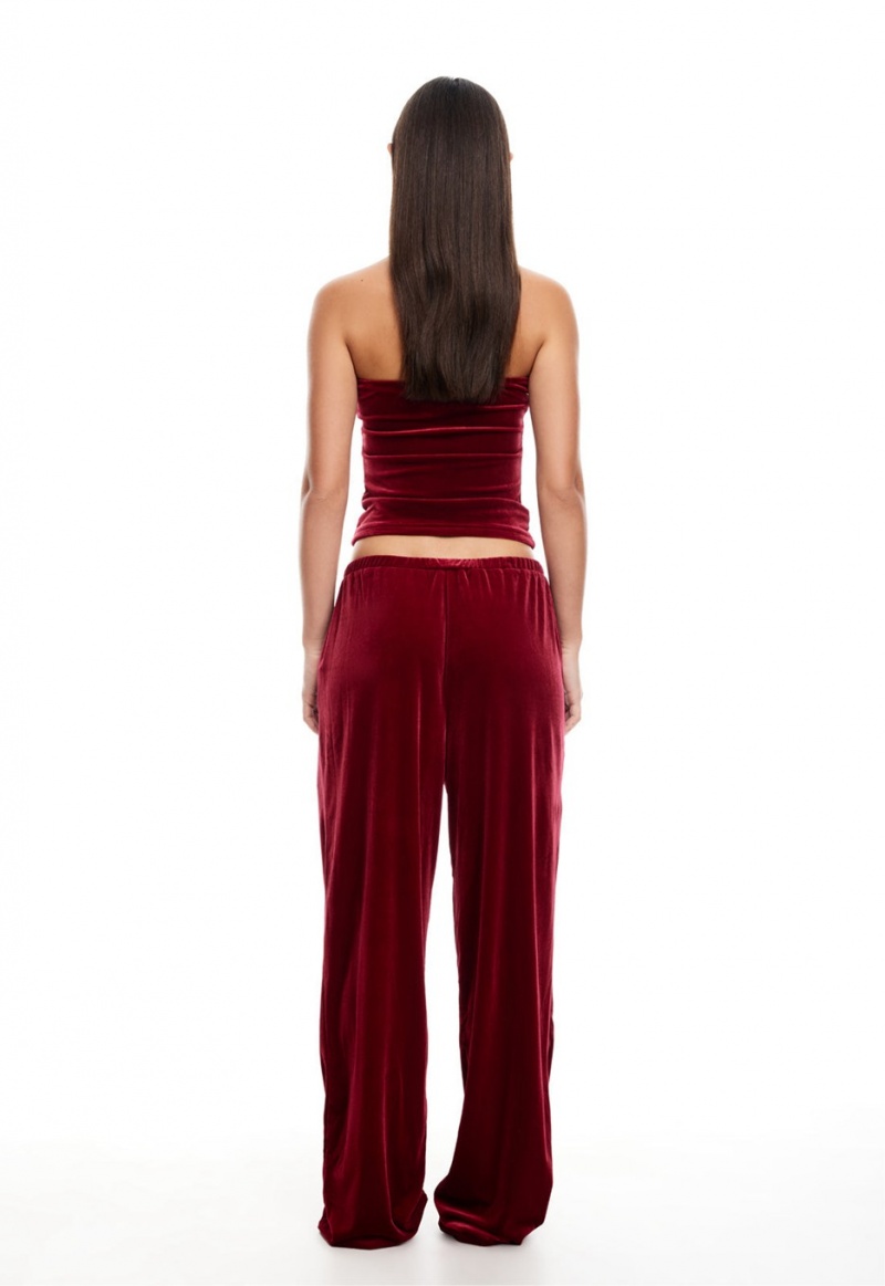 Burgundy Lioness Ride With Me Pants | Ireland-HOGFI2856