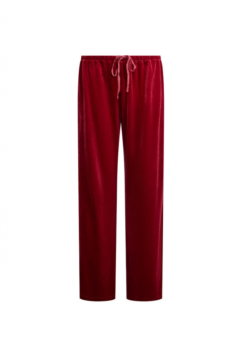 Burgundy Lioness Ride With Me Pants | Ireland-HOGFI2856