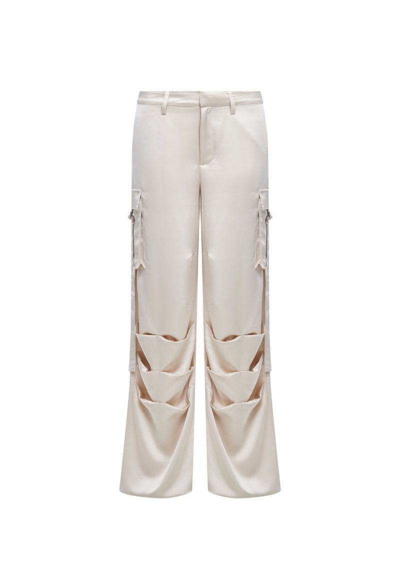 Cream Lioness Butterfly Cargo Pants | Ireland-LBGAJ3764