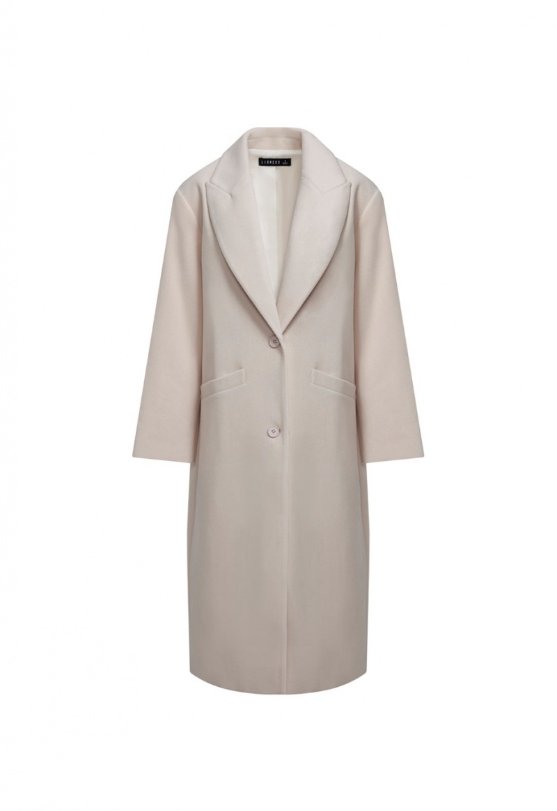 Cream Lioness Olsen Coat | Ireland-ZVTLH6750