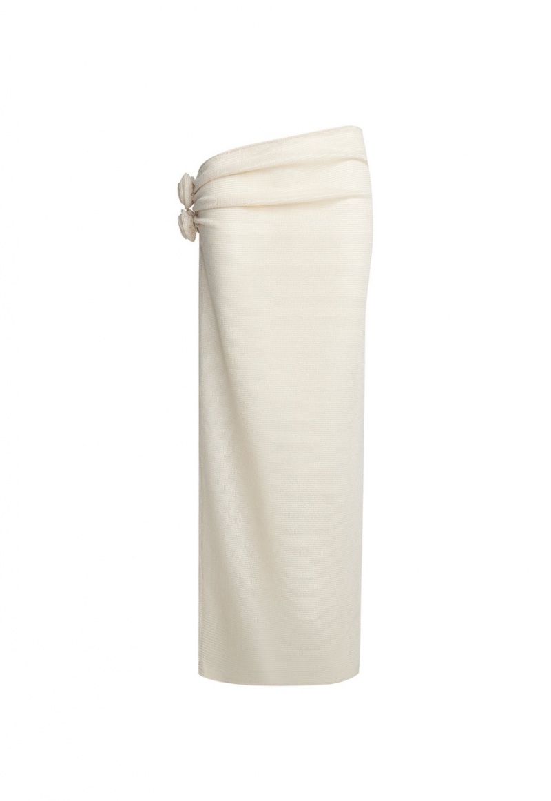 Cream Lioness Soul Mate Maxi Skirt | Ireland-OSENI5362