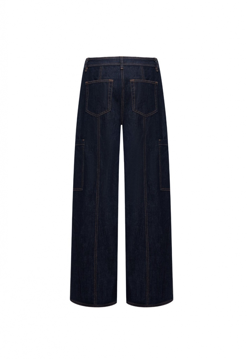 Dark Blue Lioness Veneda Baggy Jeans | Ireland-CYEOD6317