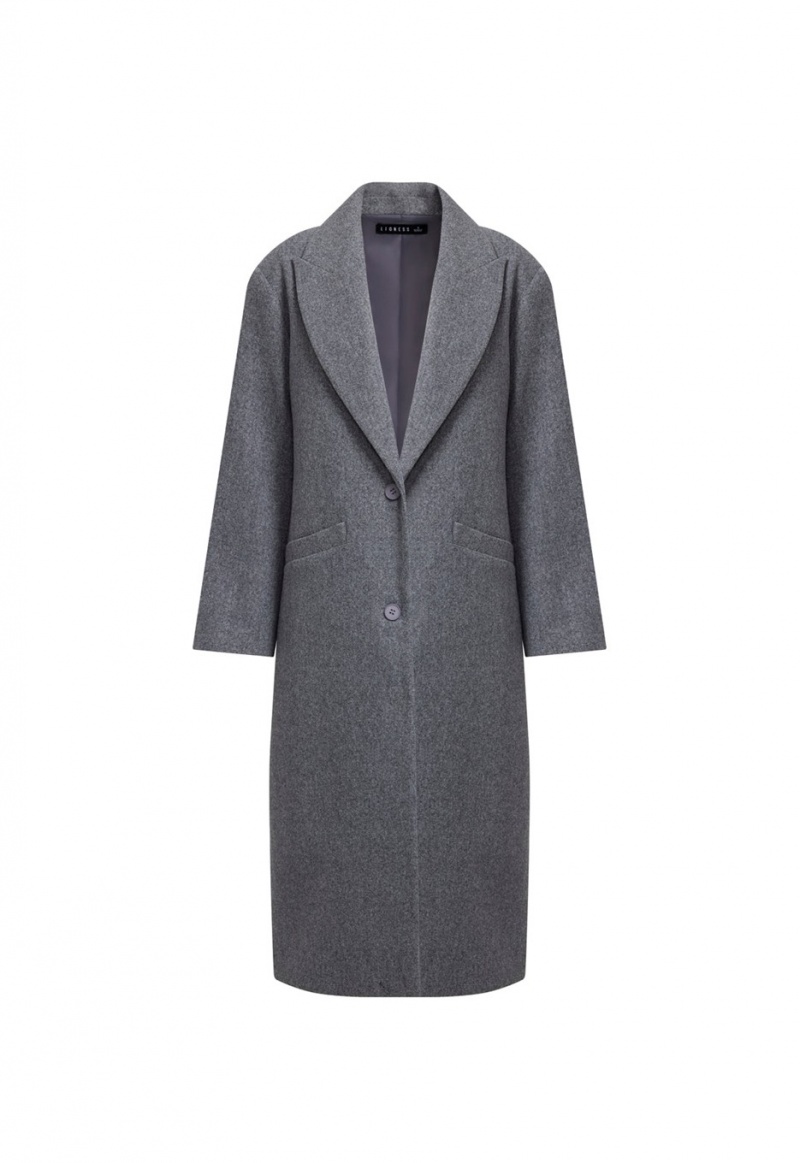 Grey Lioness Olsen Coat | Ireland-SKFLR2436