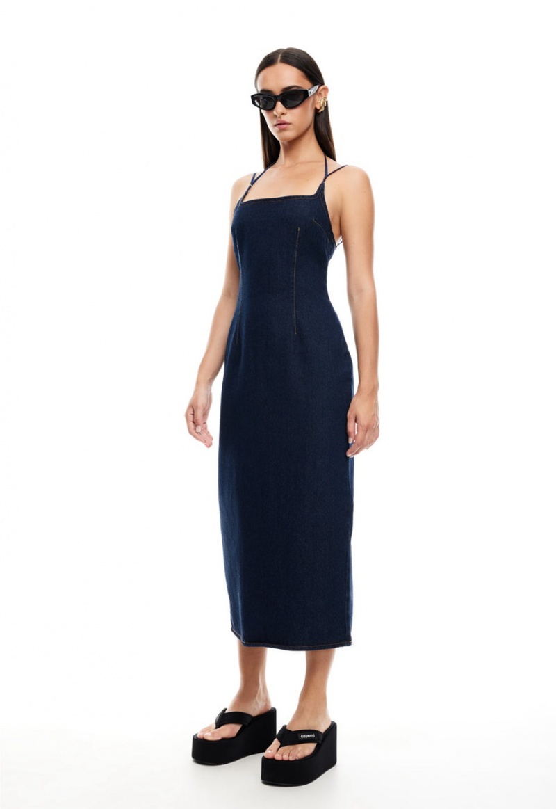 Indigo Lioness Birkin Midi Dress | Ireland-WZUIC0296