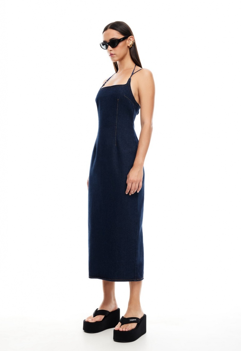 Indigo Lioness Birkin Midi Dress | Ireland-WZUIC0296