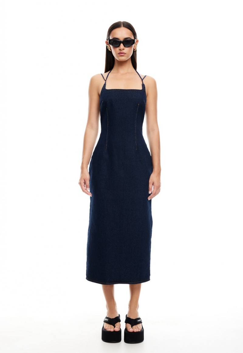 Indigo Lioness Birkin Midi Dress | Ireland-WZUIC0296