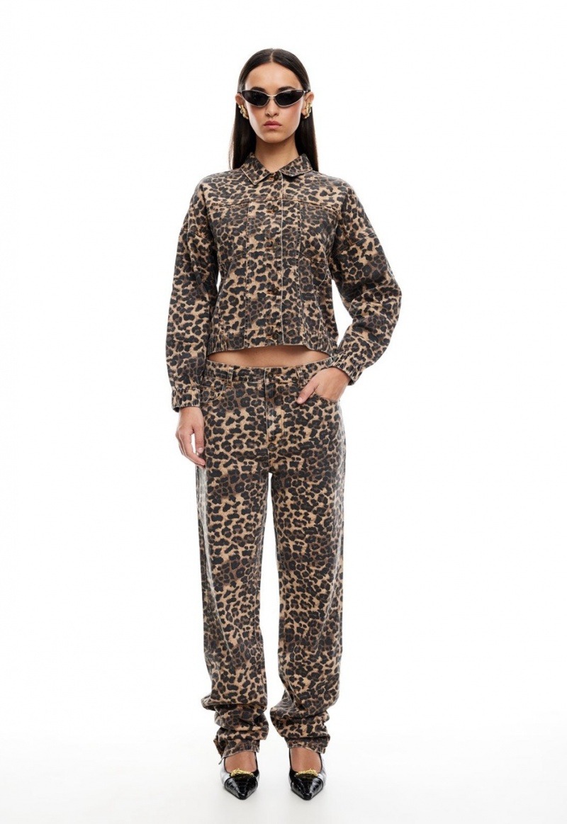 Leopard Lioness Carmela Denim Jackets | Ireland-BMTXC8460