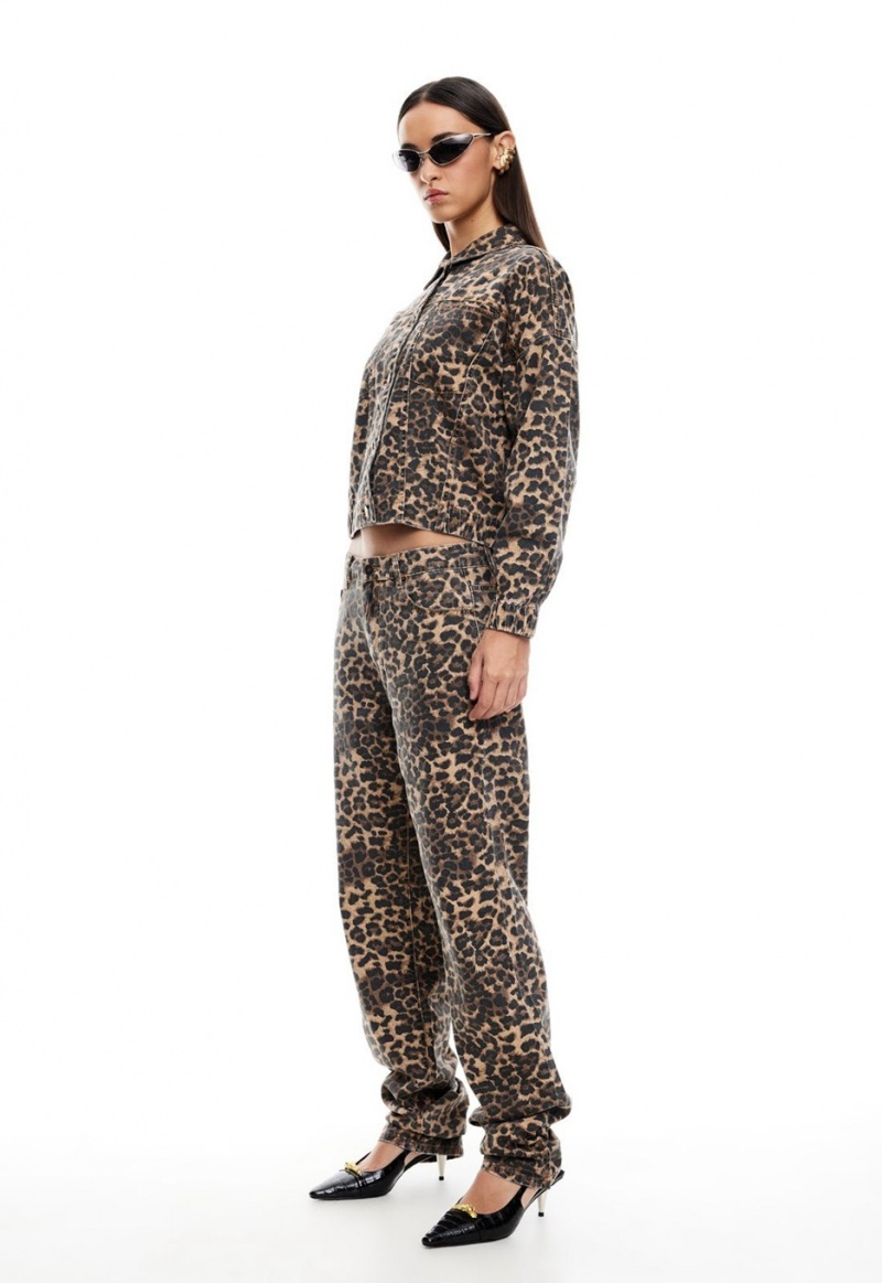 Leopard Lioness Carmela Denim Jackets | Ireland-BMTXC8460