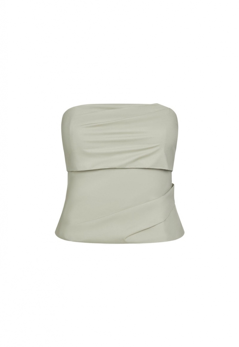 Light Green Lioness Smokeshow Strapless Top | Ireland-OUIVX6235