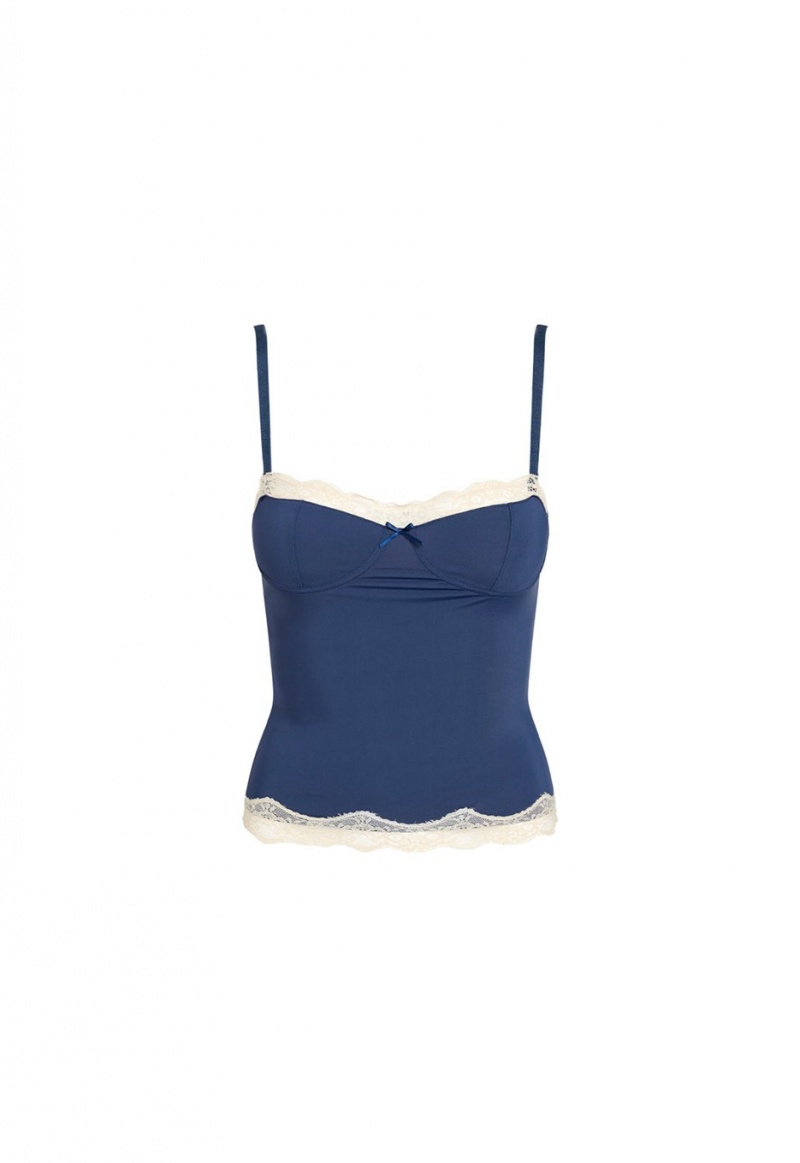 Navy Lioness Model Cami Top | Ireland-XLFTQ2659