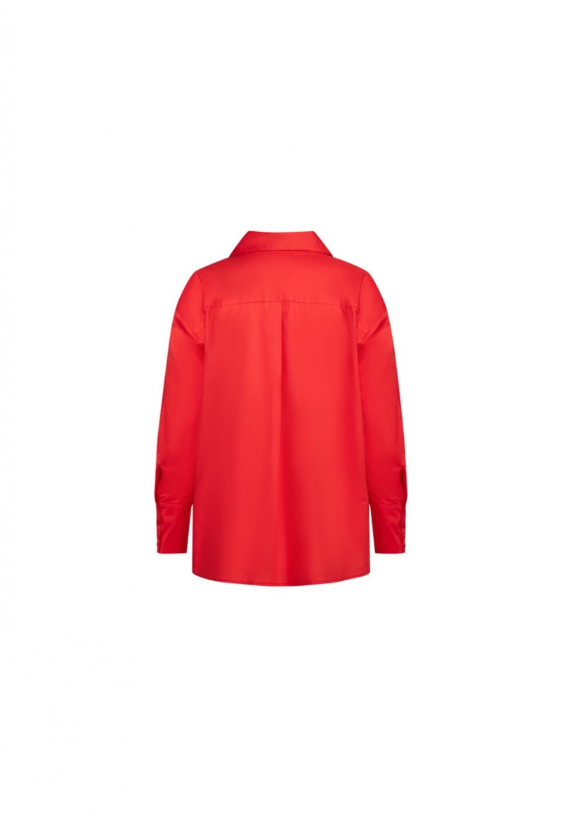 Red Lioness Valentino Tie Shirt | Ireland-GLXVB8513