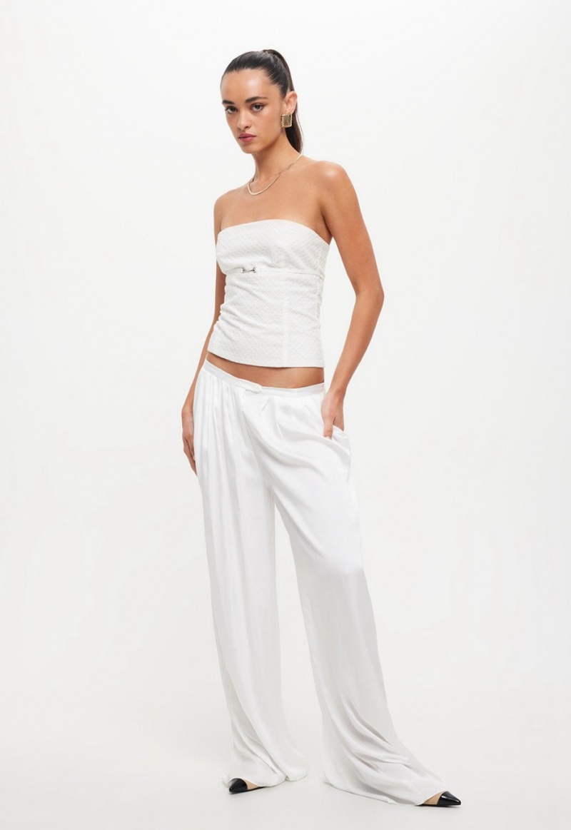 White Lioness Allure Strapless Top | Ireland-UKJBH6108