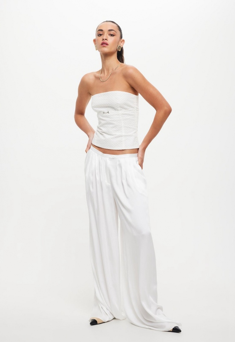 White Lioness Allure Strapless Top | Ireland-UKJBH6108