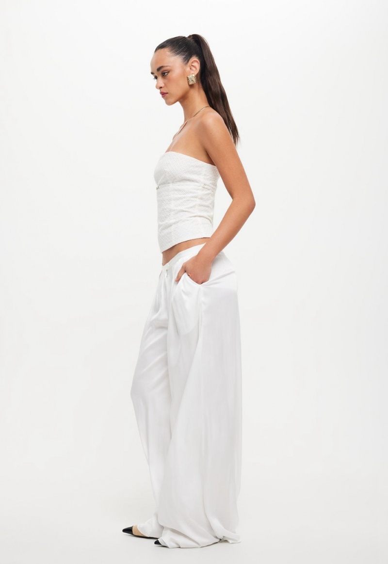 White Lioness Allure Strapless Top | Ireland-UKJBH6108