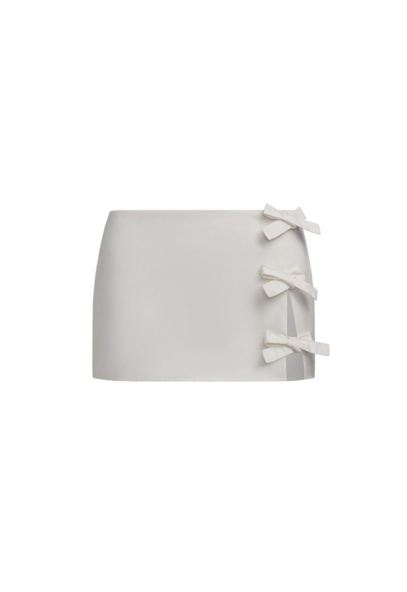 White Lioness Clicquot Mini Skirt | Ireland-XPVYT8307