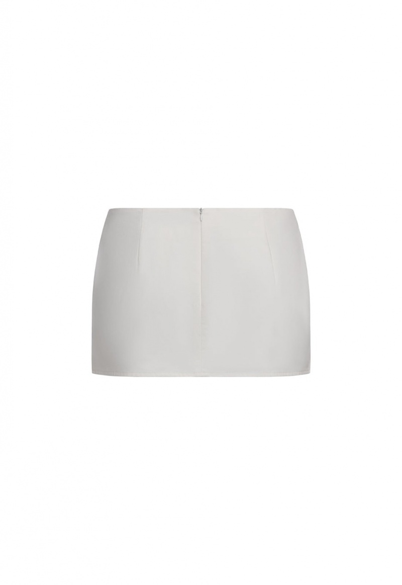 White Lioness Clicquot Mini Skirt | Ireland-XPVYT8307