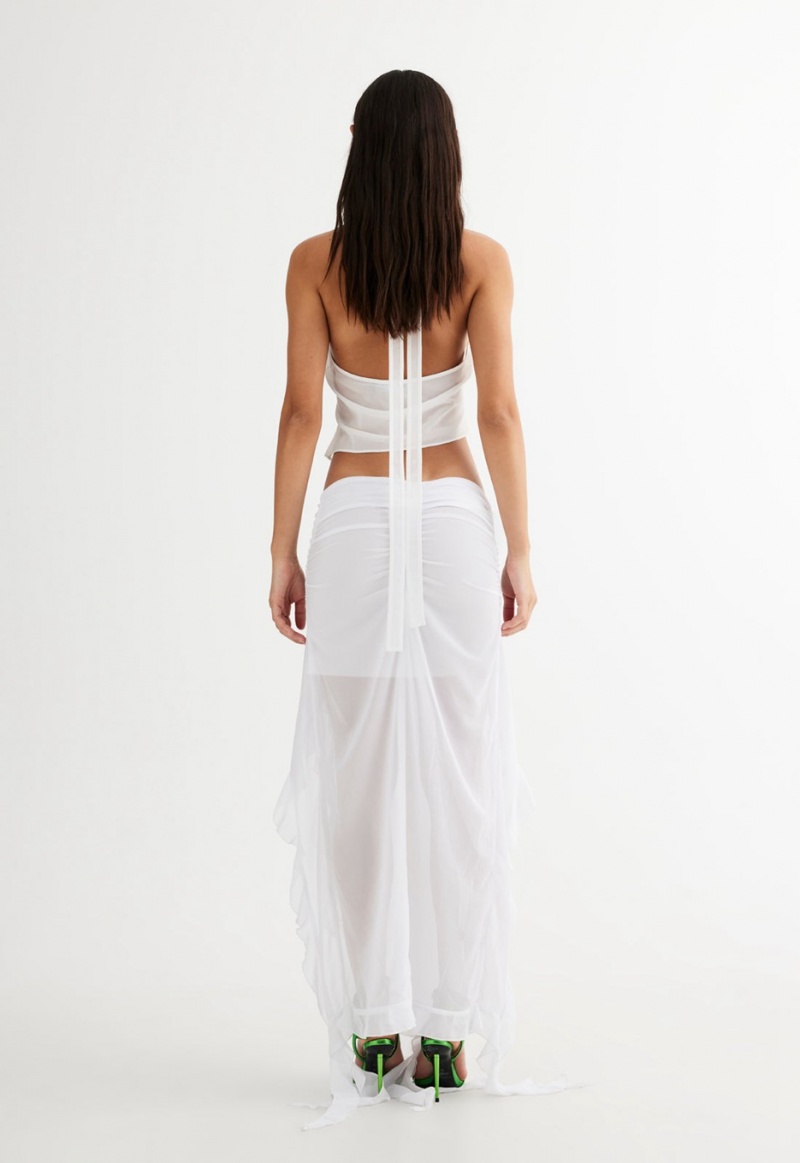 White Lioness Rendezvous Skirt | Ireland-ZFXNB7152