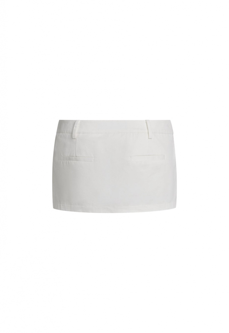 White Lioness Rhode Mini Skirt | Ireland-YSIPF2783