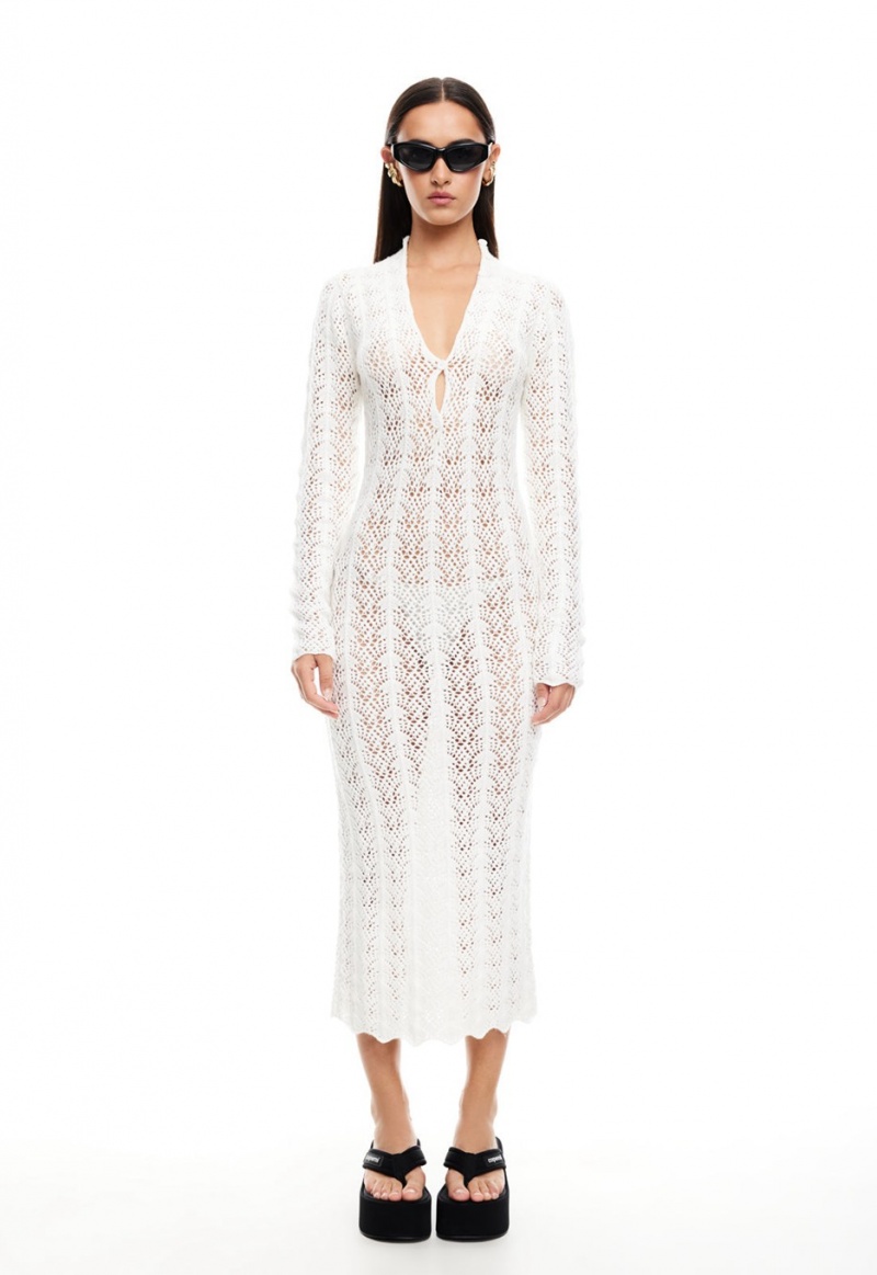 White Lioness Soirée Maxi Dress | Ireland-WLZJT3291