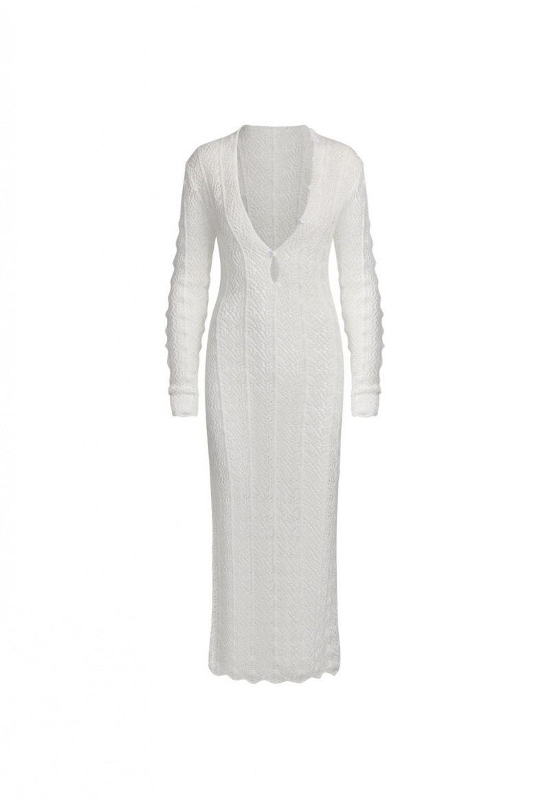 White Lioness Soirée Maxi Dress | Ireland-WLZJT3291