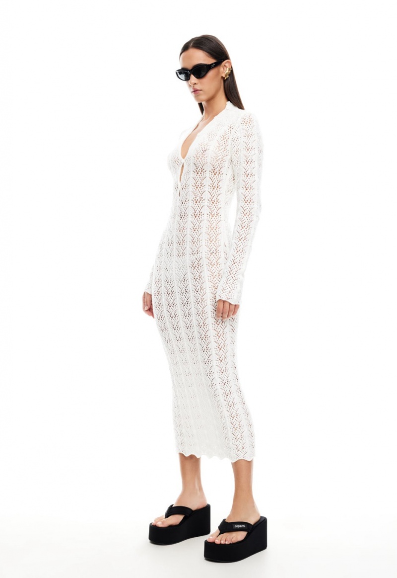 White Lioness Soirée Maxi Dress | Ireland-WLZJT3291