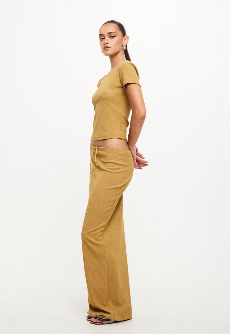 Yellow Lioness Nostalgic Maxi Skirt | Ireland-SKRTW5846